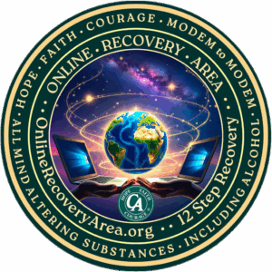 online recovery area of cocaine anonymous logo